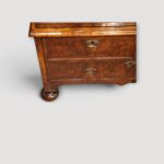 Queen Anne walnut chest‑on‑chest in two parts