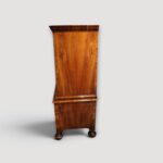 Queen Anne walnut bedroom storage chest