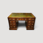 Antique mahogany partners desk circa 1870