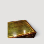 Three‑part antique partners desk construction