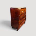 Victorian officer’s campaign chest in mahogany