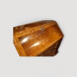 George II walnut bureau angle