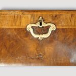 George II walnut bureau escutcheon