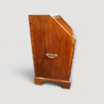 George II walnut bureau side