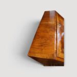 George II walnut bureau top surface