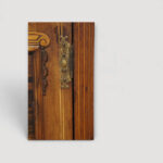 Elegant antique music cabinet dating from circa 1890.