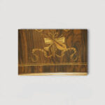Victorian rosewood cabinet with satinwood and marquetry decoration.