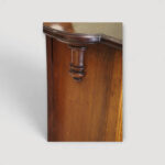 Antique rosewood music cabinet featuring fine marquetry floral inlay.