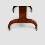 Early 19th century Regency sofa table with brass castors
