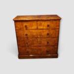 Antique walnut chest of drawers dating from circa 1860