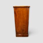 Victorian burr walnut chest side