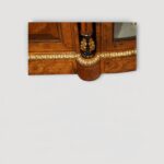 Highly decorative Victorian walnut cabinet with marquetry panels.