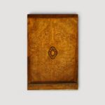 Antique walnut sideboard displaying fine burr walnut grain patterns.