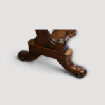 Antique full‑length mahogany cheval mirror
