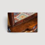Victorian tilting cheval mirror in mahogany