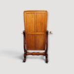 Antique full‑length mahogany cheval mirror